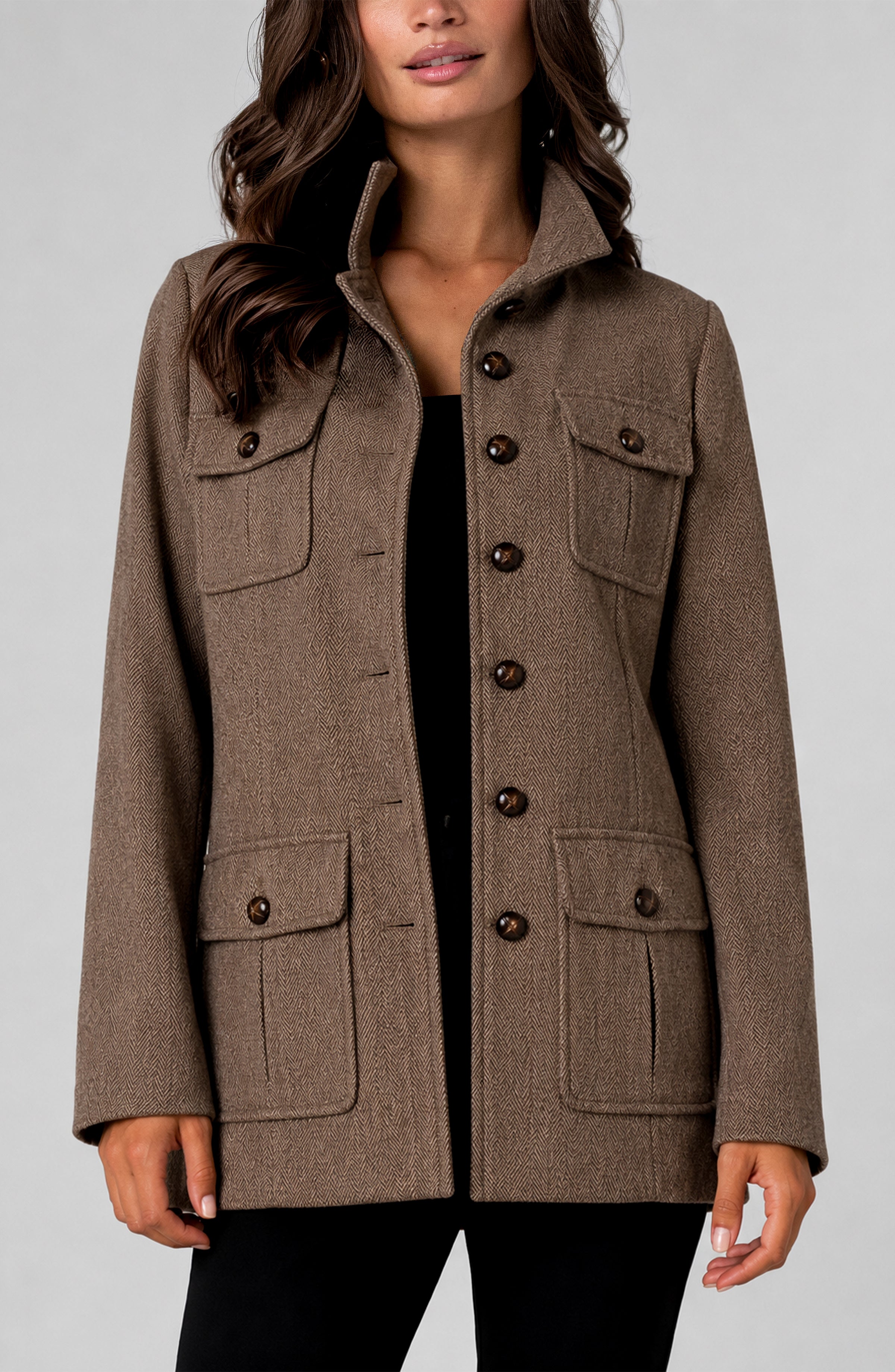 Funnel Neck Field Jacket