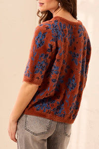 Soft Floral Sweater