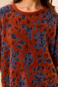 Soft Floral Sweater