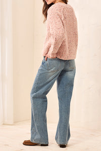 Tweed Like Cardigan