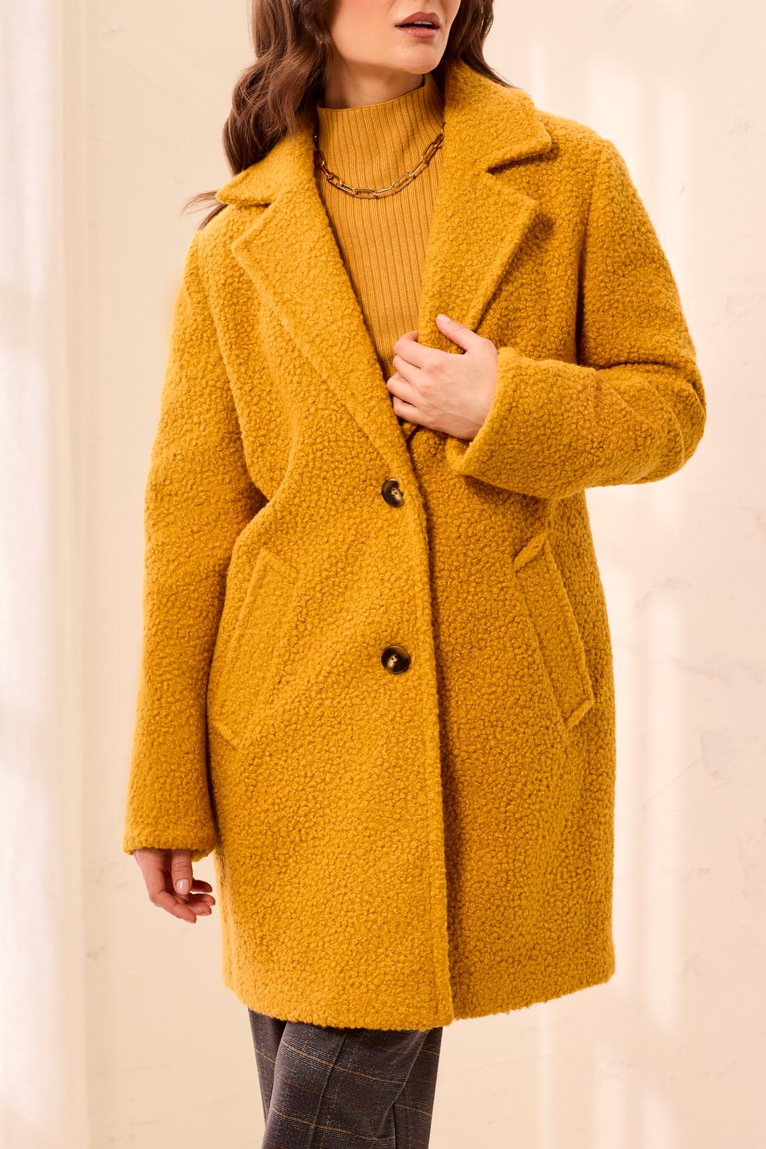 Marigold Coat with Lining