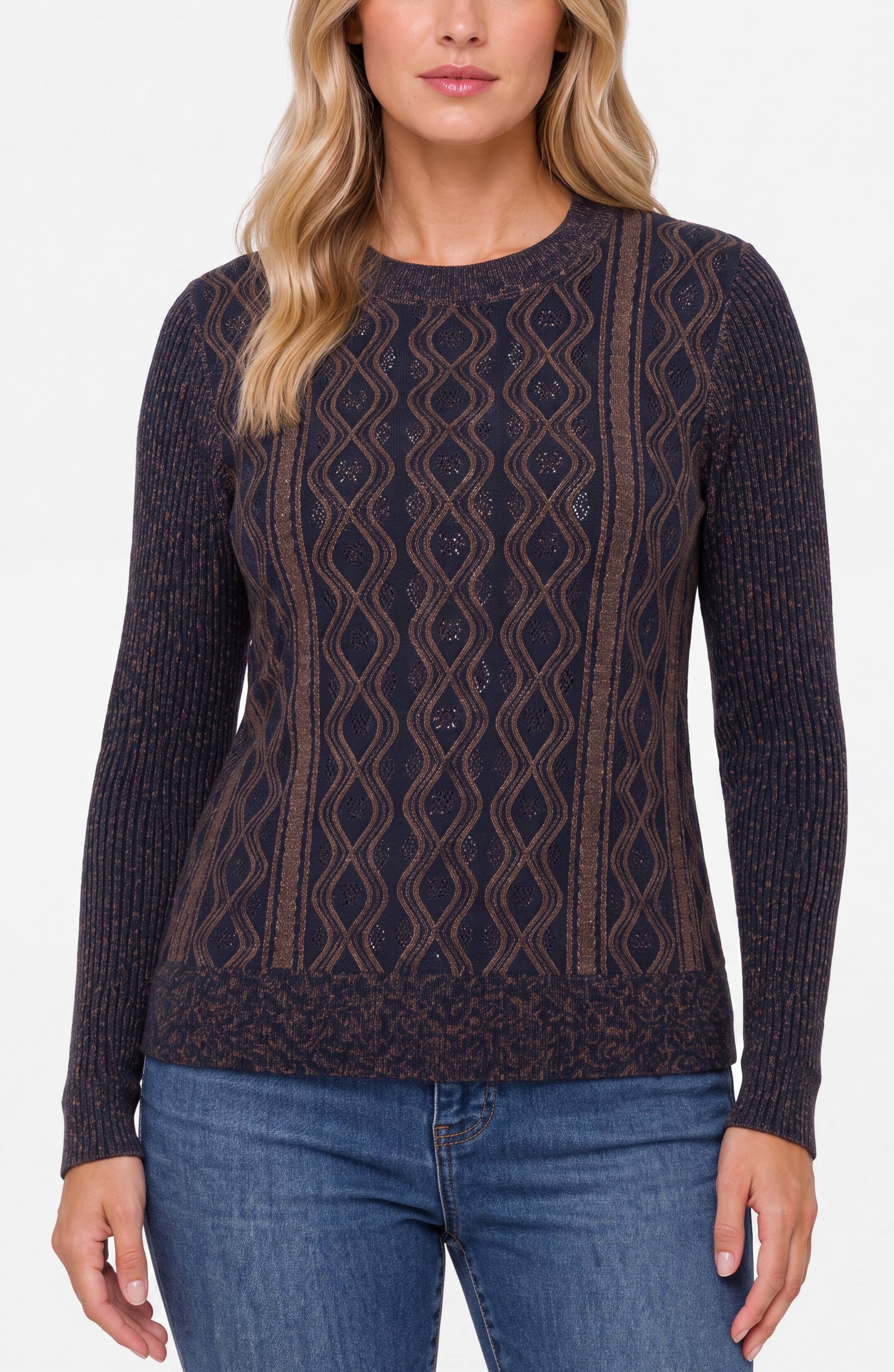 Diamond Crew Neck Sweater