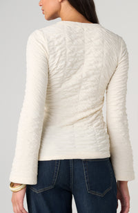 Flare sleeve Crew Neck