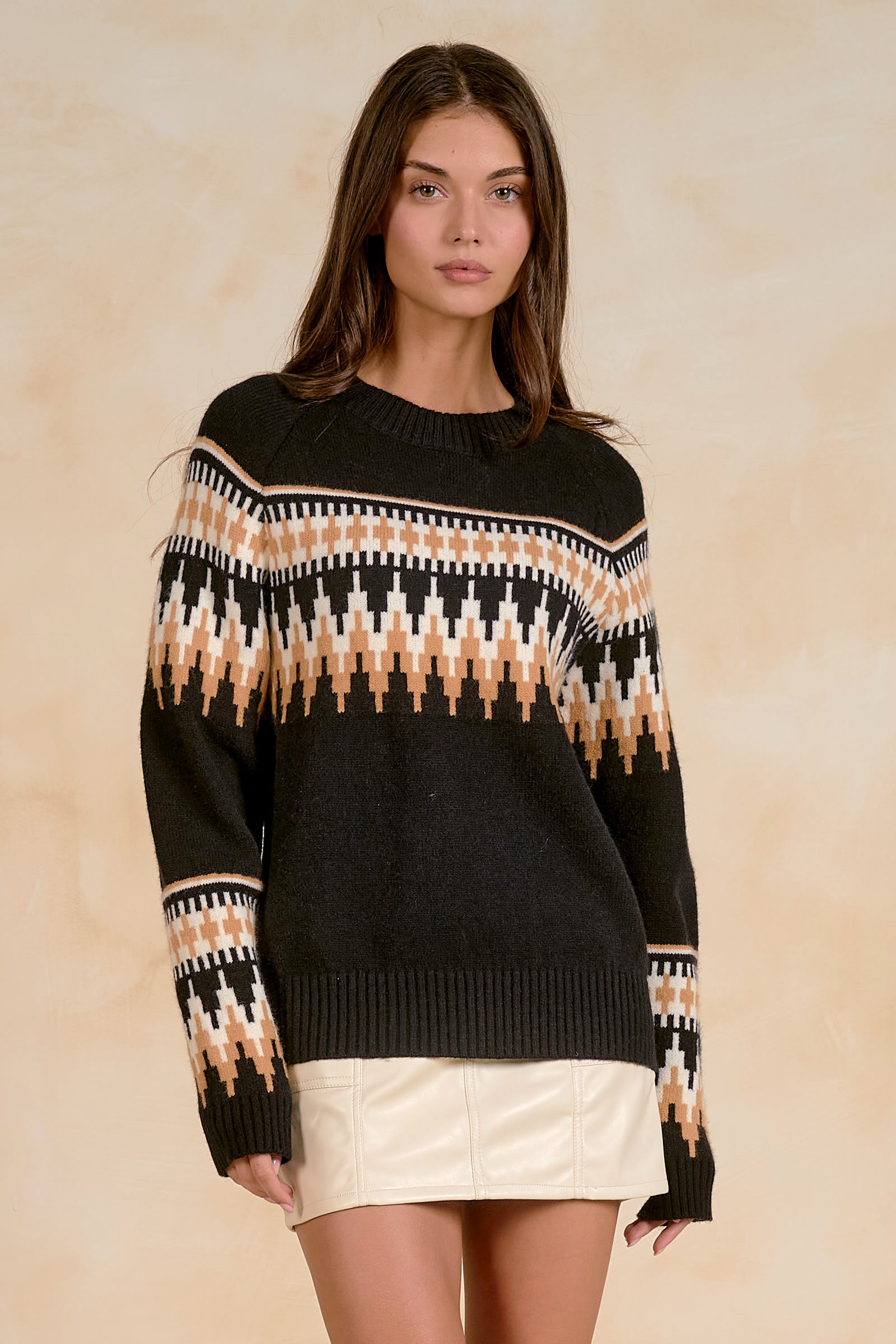 Lightweight Fair Isle Sweater