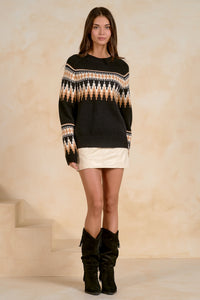 Lightweight Fair Isle Sweater