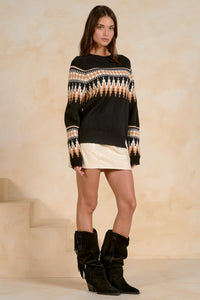 Lightweight Fair Isle Sweater