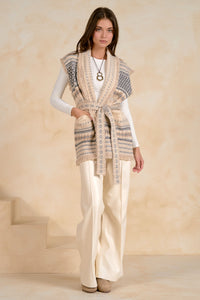 Belted Cardigan Sweater