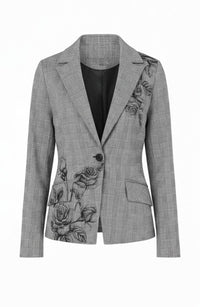 Gray and Rose Tailored Blazer