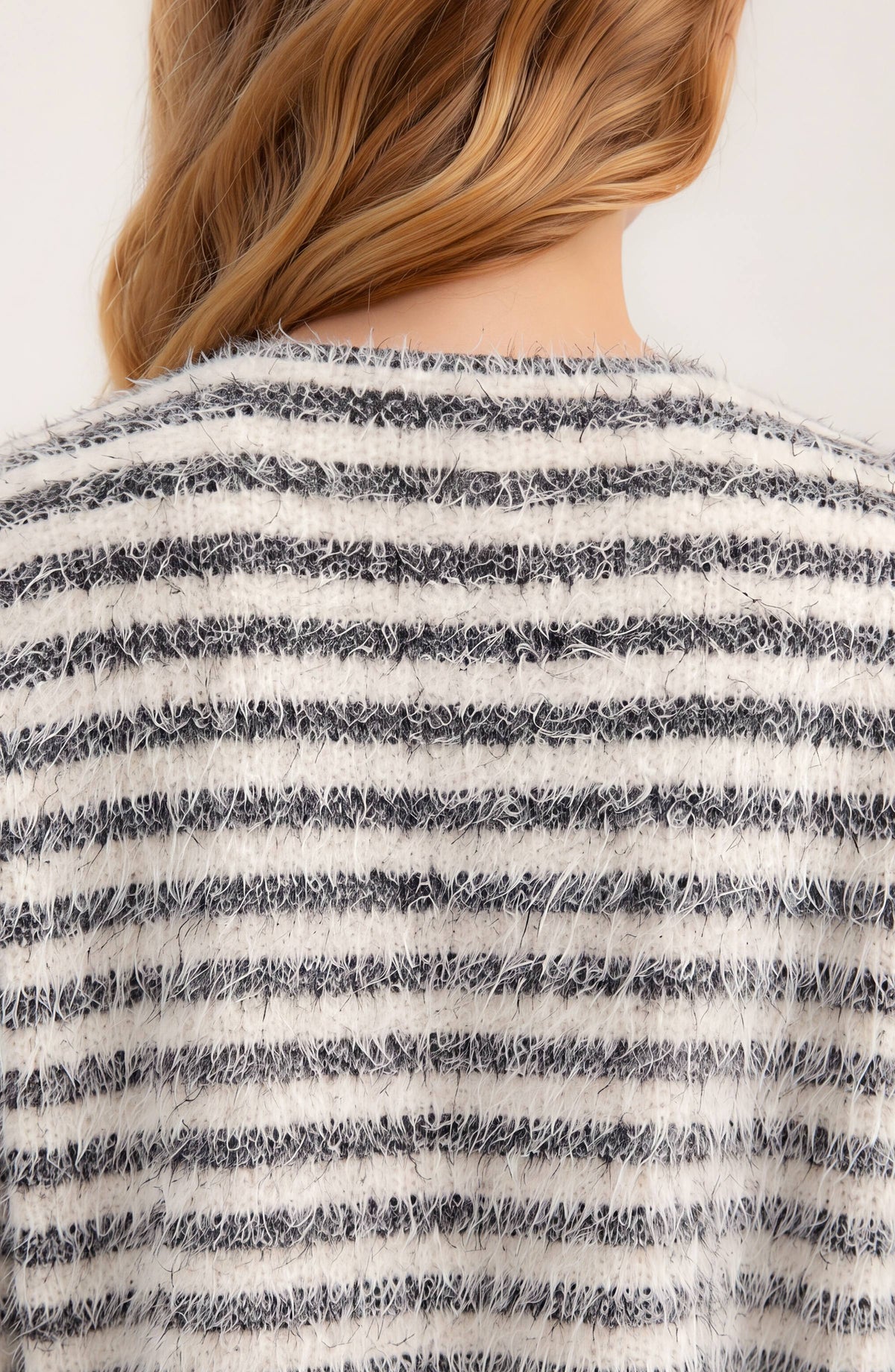 Boatneck Eyelash Sweater