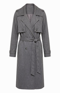 Maxi Belted Trench Coat