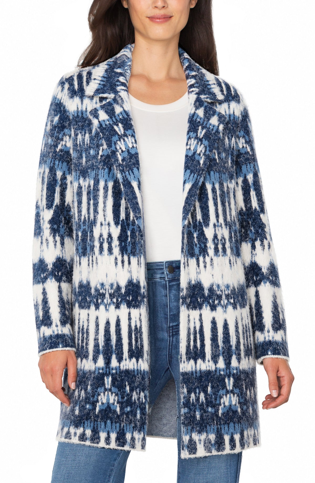 Blue Sweater Coat