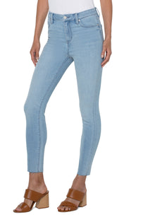 Abby Hi-Rise Ankle Skinny with Cut Hem