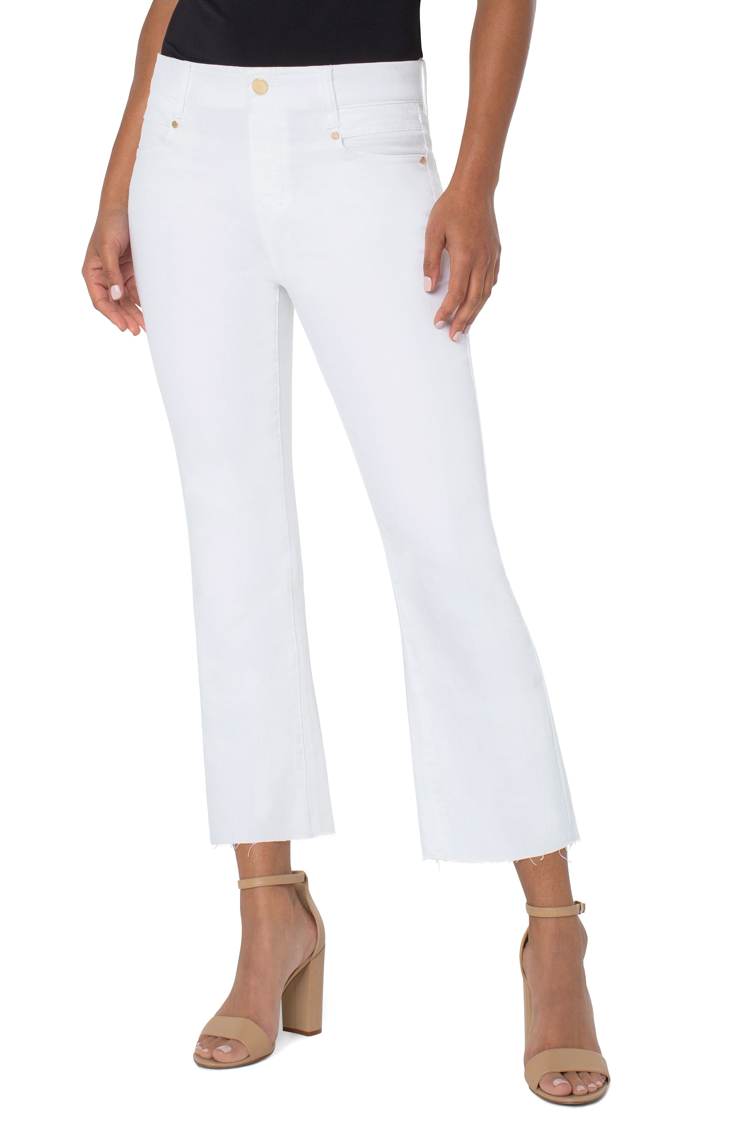 Gia Glider Crop Flare with Back Pleat