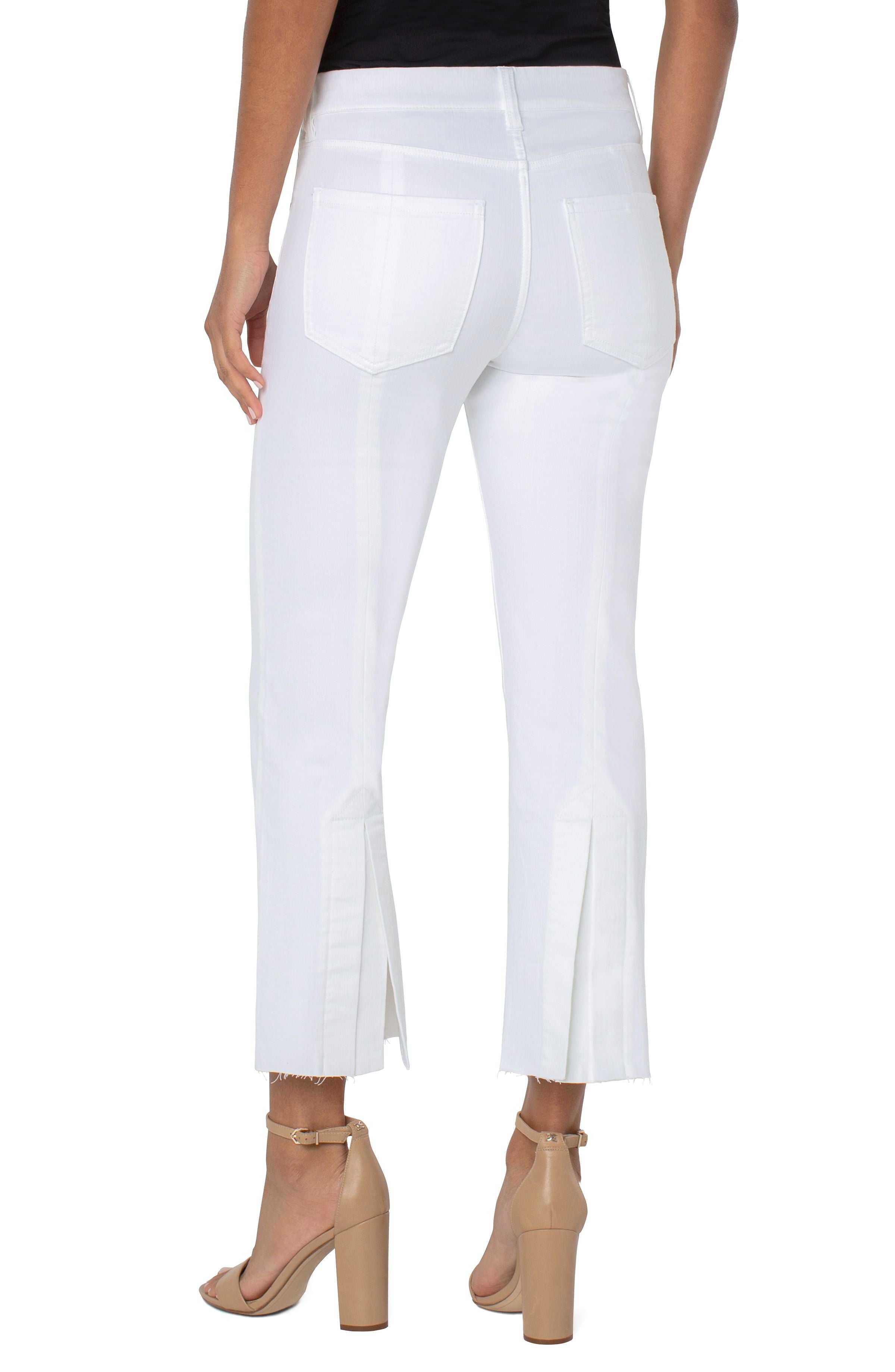 Gia Glider Crop Flare with Back Pleat