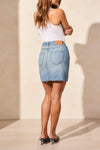 Brooke Hugging Denim Skirt