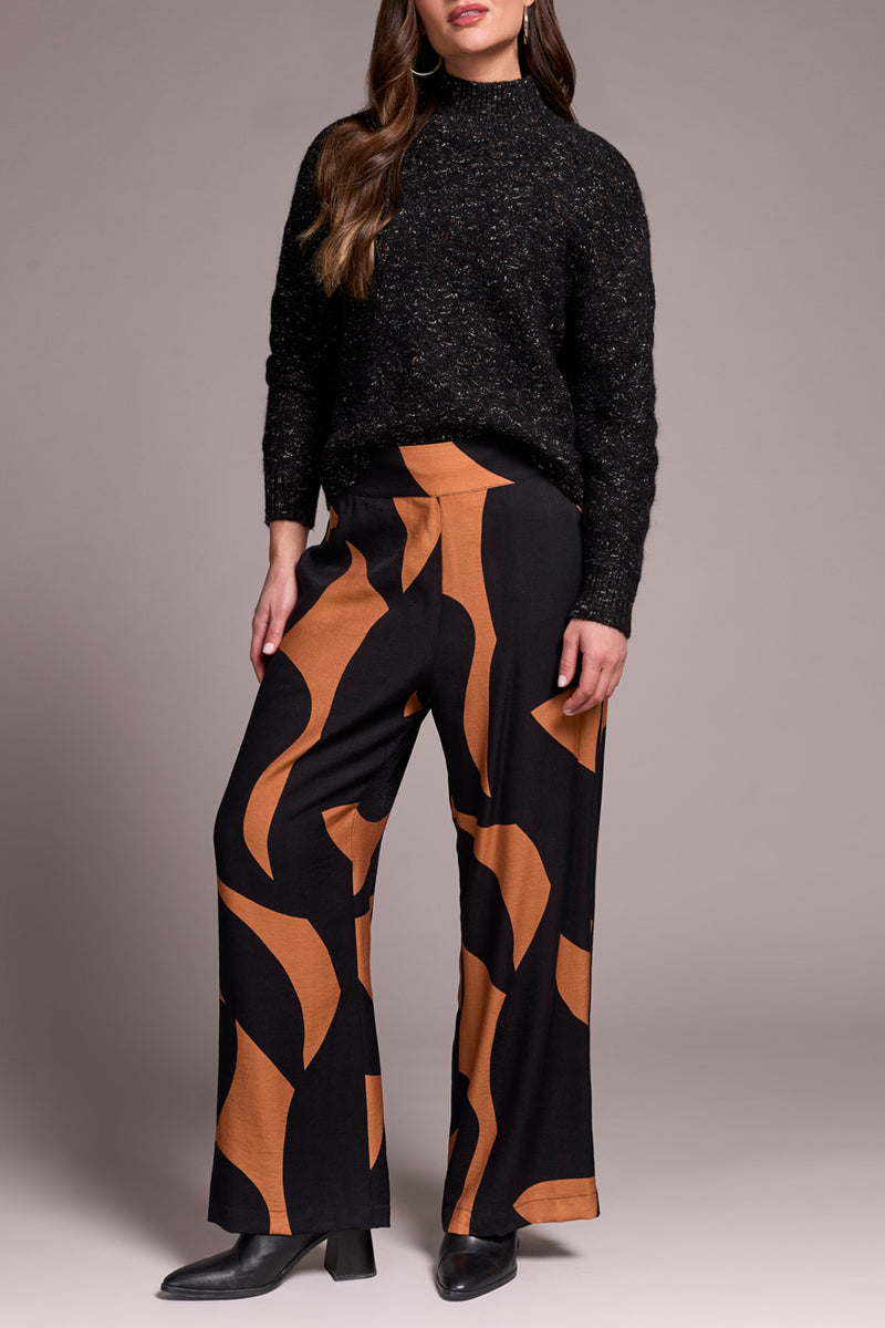 Pull On Patterned Pant