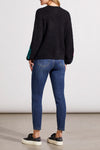 Sweater with Embroidered Sleeves