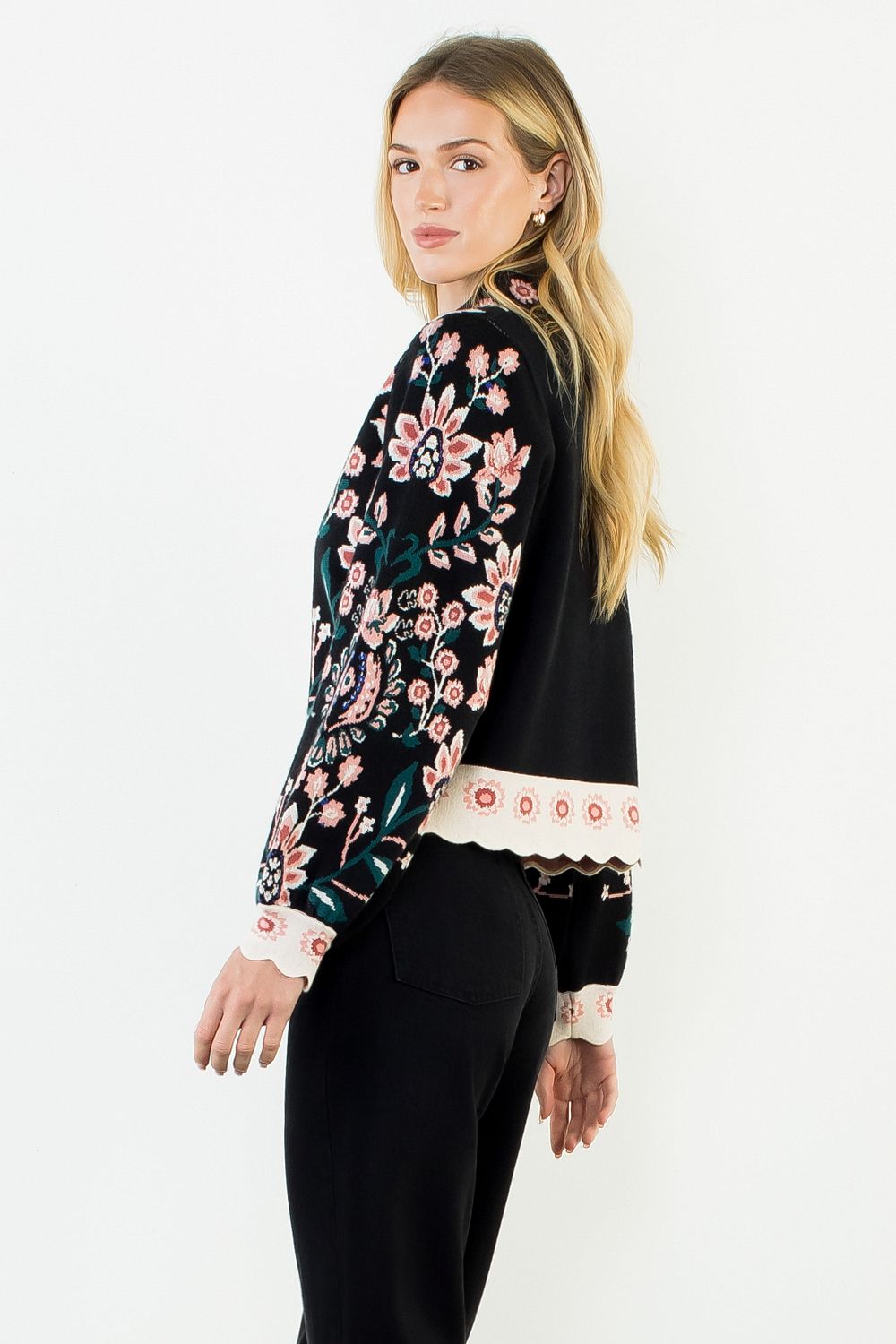 Floral Sweater