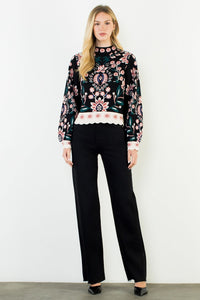 Floral Sweater