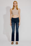 High Rise Skinny Bootcut Dark Wash