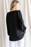 Curvy V-Neck Top