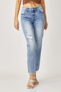 Mid Rise Slouch Jeans