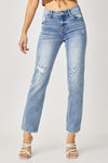 Mid Rise Slouch Jeans