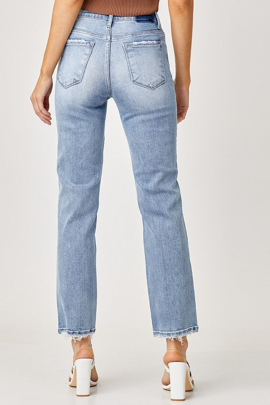 Mid Rise Slouch Jeans