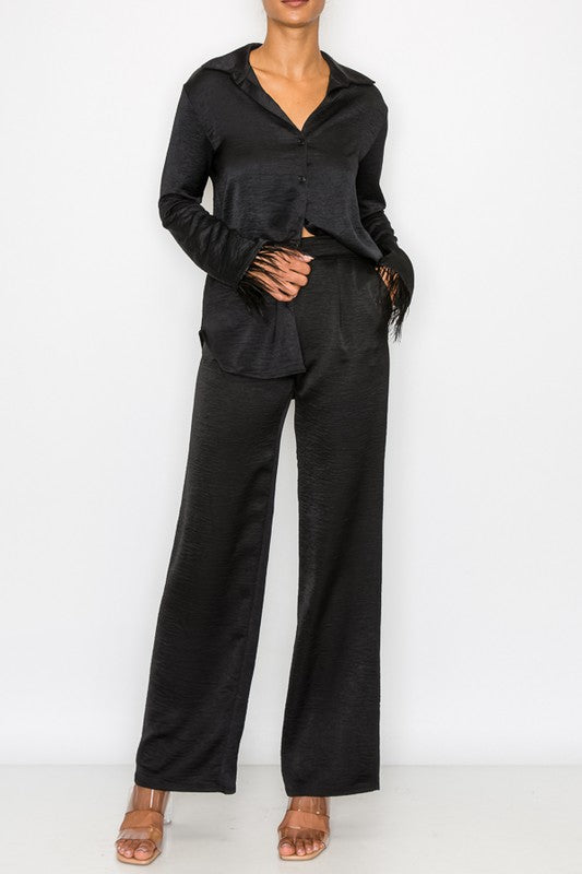 Wide band pajama pants 2025