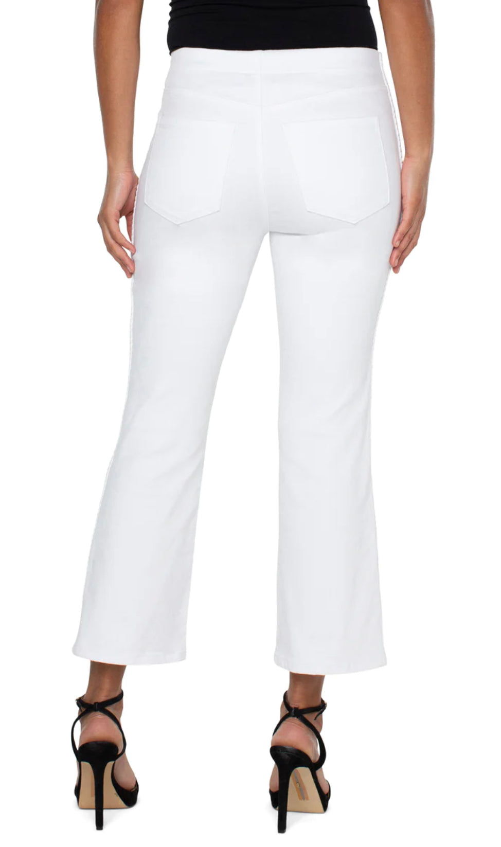 Chloe Crop Flare with Braided Trim