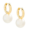 Pearl Drop Huggie Earring Jewelry