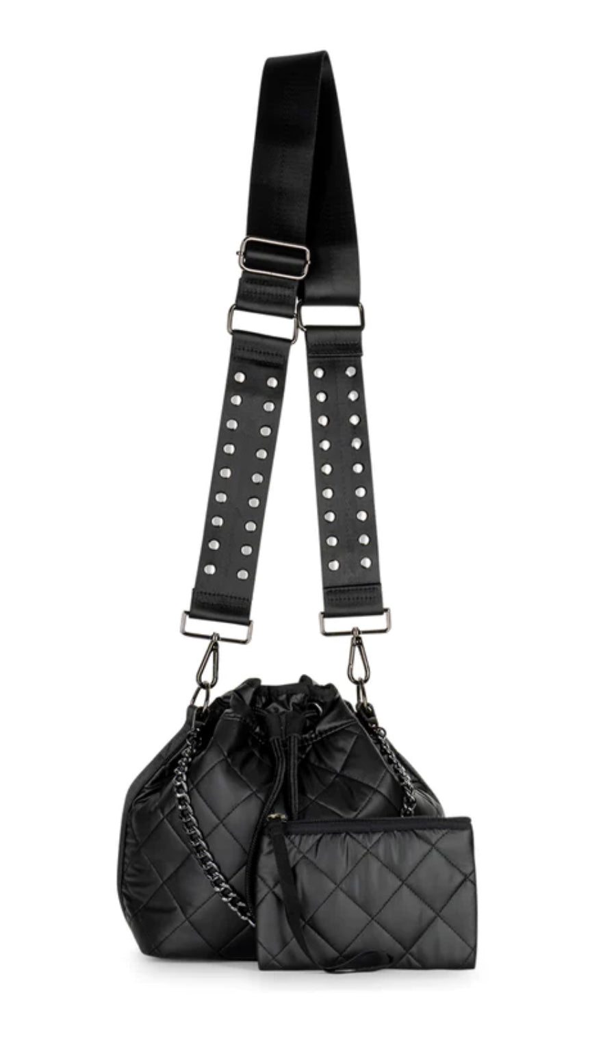 Lindsey Puffer Bucket Bag
