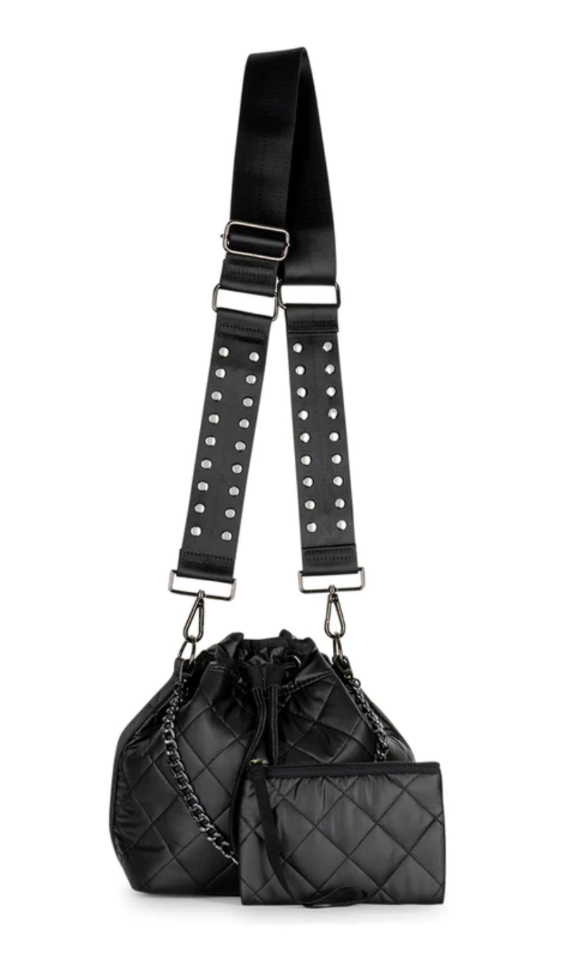 Lindsey Puffer Bucket Bag