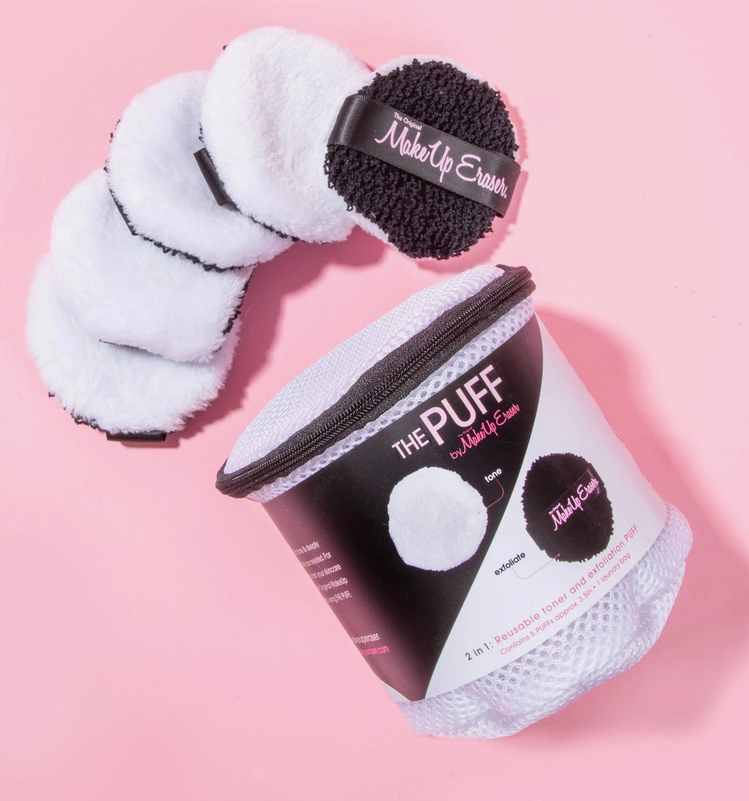 THE PUFF (5 pack): tone & deeply exfoliate