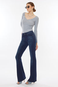 Mid Rise Flare Jeans