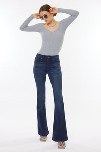 Mid Rise Flare Jeans