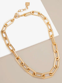 Cable Link Collar Necklace