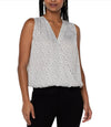 Sleeveless Polka Dot Top