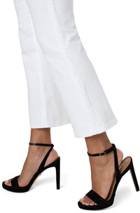 Chloe Crop Flare with Braided Trim
