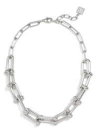 Chunky Cable Chain Clips Collar Necklace