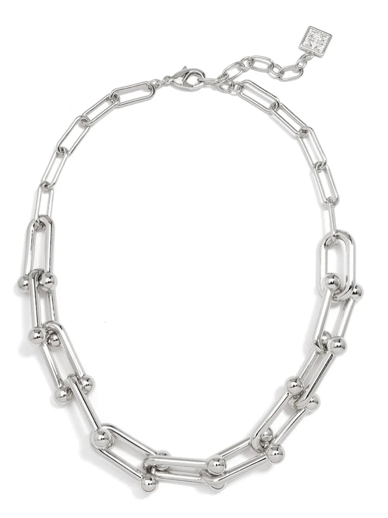 Chunky Cable Chain Clips Collar Necklace