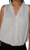 Sleeveless Polka Dot Top
