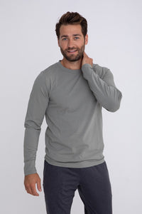 Men's Pima Cotton Blend Long Sleeve